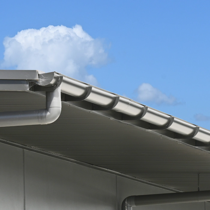 gutter installed in a commercial gutter santa clara ca