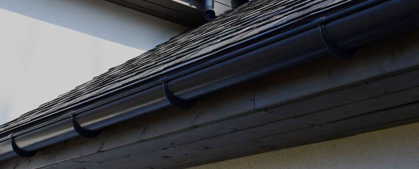 gutter installed in a house with shingle roof santa clara ca